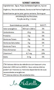 Tabela Nutricional Sorbet Amora19